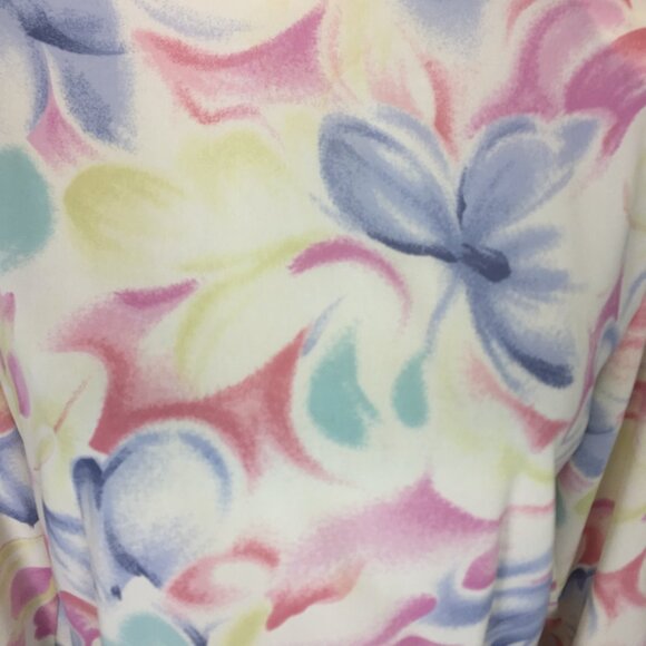 Vintage Miss Sophisticates Pendleton Skirt Blouse Set 10 Womens Pink Floral - Picture 6 of 16